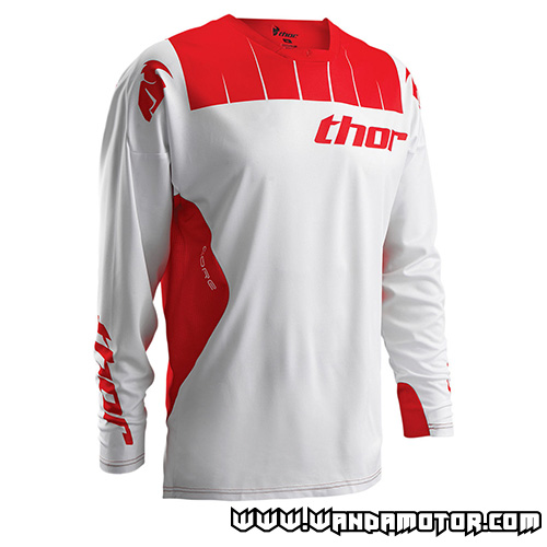 Thor Core Air S16 jersey white/red [size L]